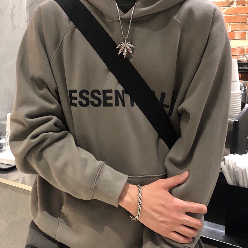 Áo hoodie Essentials unisex form rộng chất nỉ bông dày dặn , áo hoodie nam nữ siêu chất 2022