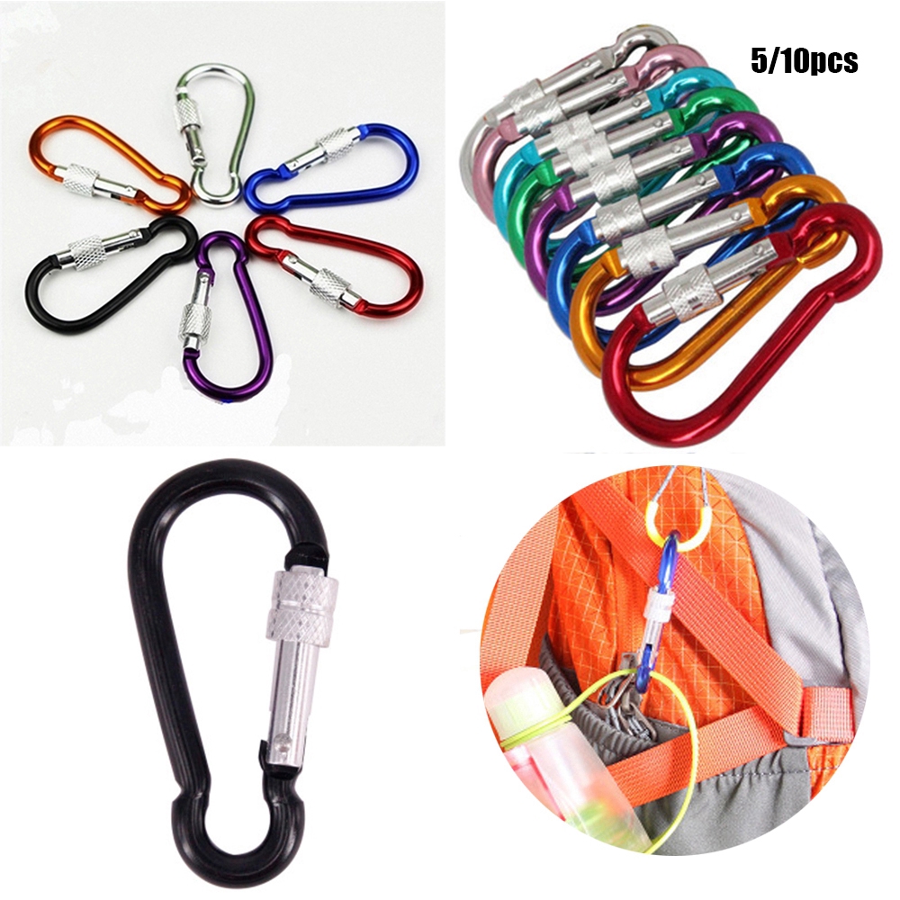 Set 5/10 Móc Khóa Leo Núi Bằng Nhôm Chất Lượng Cao