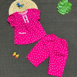 ĐỒ BỘ KATE LỬNG TAY NGẮN BÉ GÁI SIZE 1-10