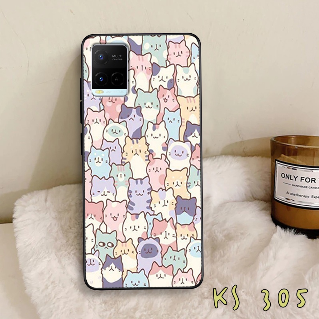 Ốp lưng Vivo Y21 - Vivo Y21s - Vivo Y33s - Ốp in hình mèo con ngộ nghĩnh