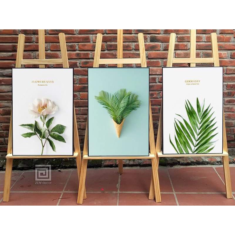 Tranh Treo Tường⚡FREE SHIP⚡ Bộ 3 tranh Canvas, khung nổi, Full hơn 40 mẫu