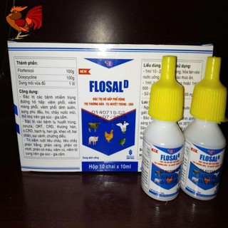 10 lọ flosal D 10ml giá sốc