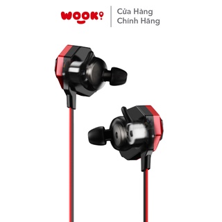 Tai Nghe Nhét Tai Gaming ROBOT GAMEN GE100 Có Mic Chuyên Game Mobile PC PUB GROS FreeFire Bảo Hành 12 Tháng