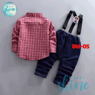 Bộ Sơ Mi Bé Trai Cao Cấp DH-05