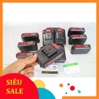 Pin máy khoan 36v vat thay cho pin máy khoan 21v,24v,26v,28v cùng chân