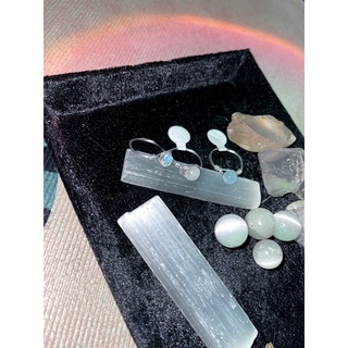 NHẪN OPAL - MOONSTONE - AQUARINE