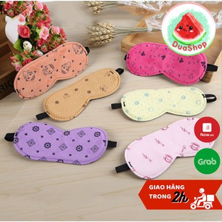 Miếng che mắt/ Bịt mắt/ Chống chói mắt họa tiết trang nhã 🍉Duashop🍉