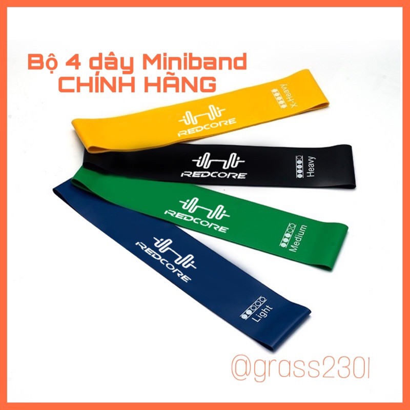 Dây Mini Band Redcore tập mông hàng chuẩn xịn dày có bảo hành