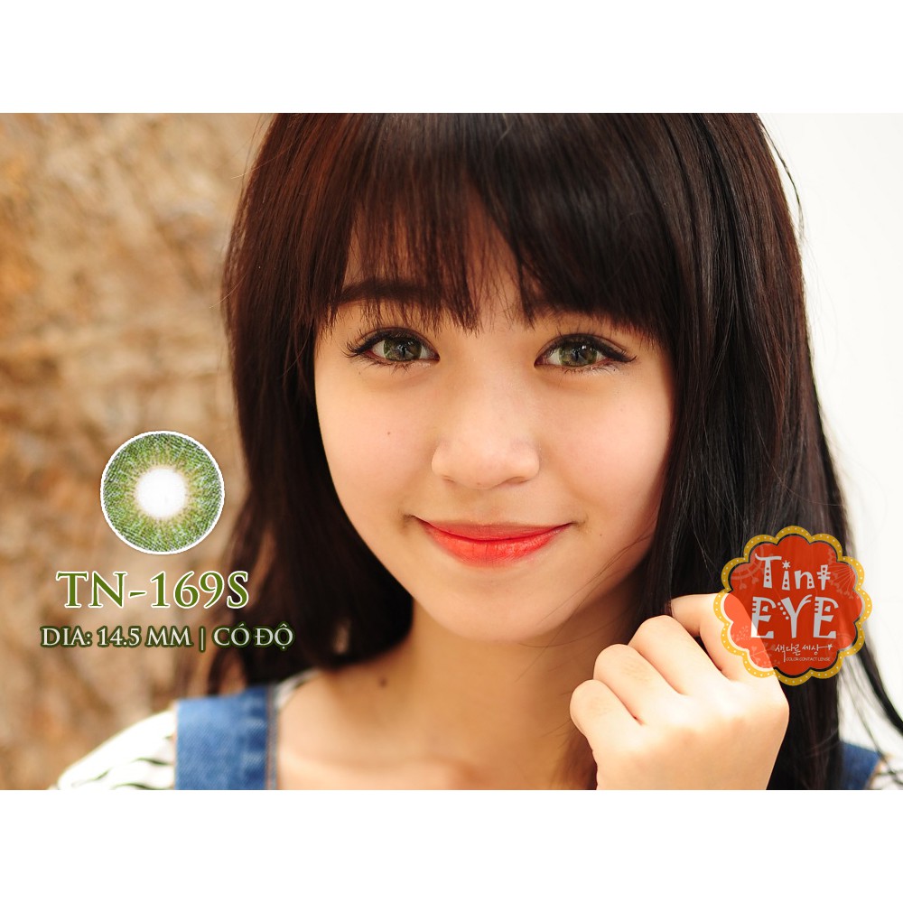 [Tặng Combo 115k] Kính Áp Tròng Tinteye Lens TN-169s Xanh Lá Tây Tự Nhiên