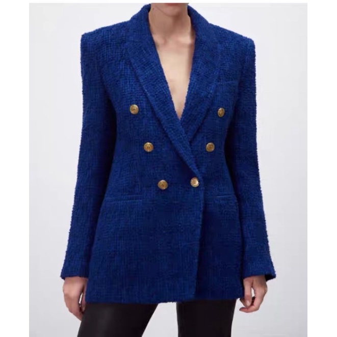 ÁO KHOÁC VEST DẠ TWEED ZARA AUTHENTIC TUỒN STORE