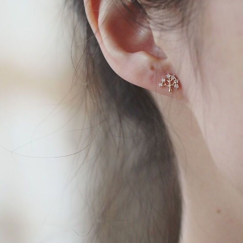 Khuyên tai bạc 925 thời trang dành cho nữ