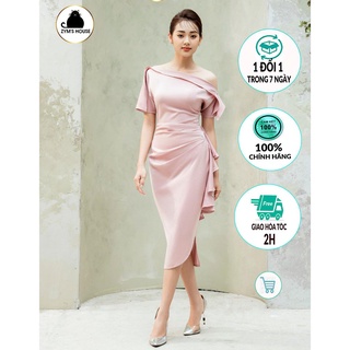 Váy ôm lệch vai bèo rũ Zym's House - LT180