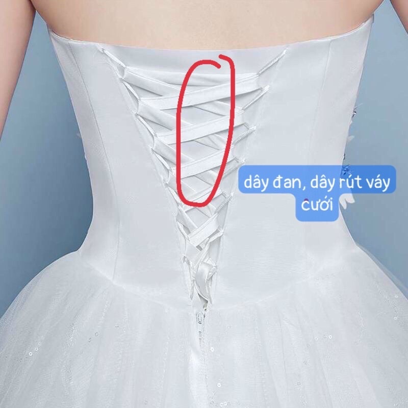 Gọng váy cưới đan dây
