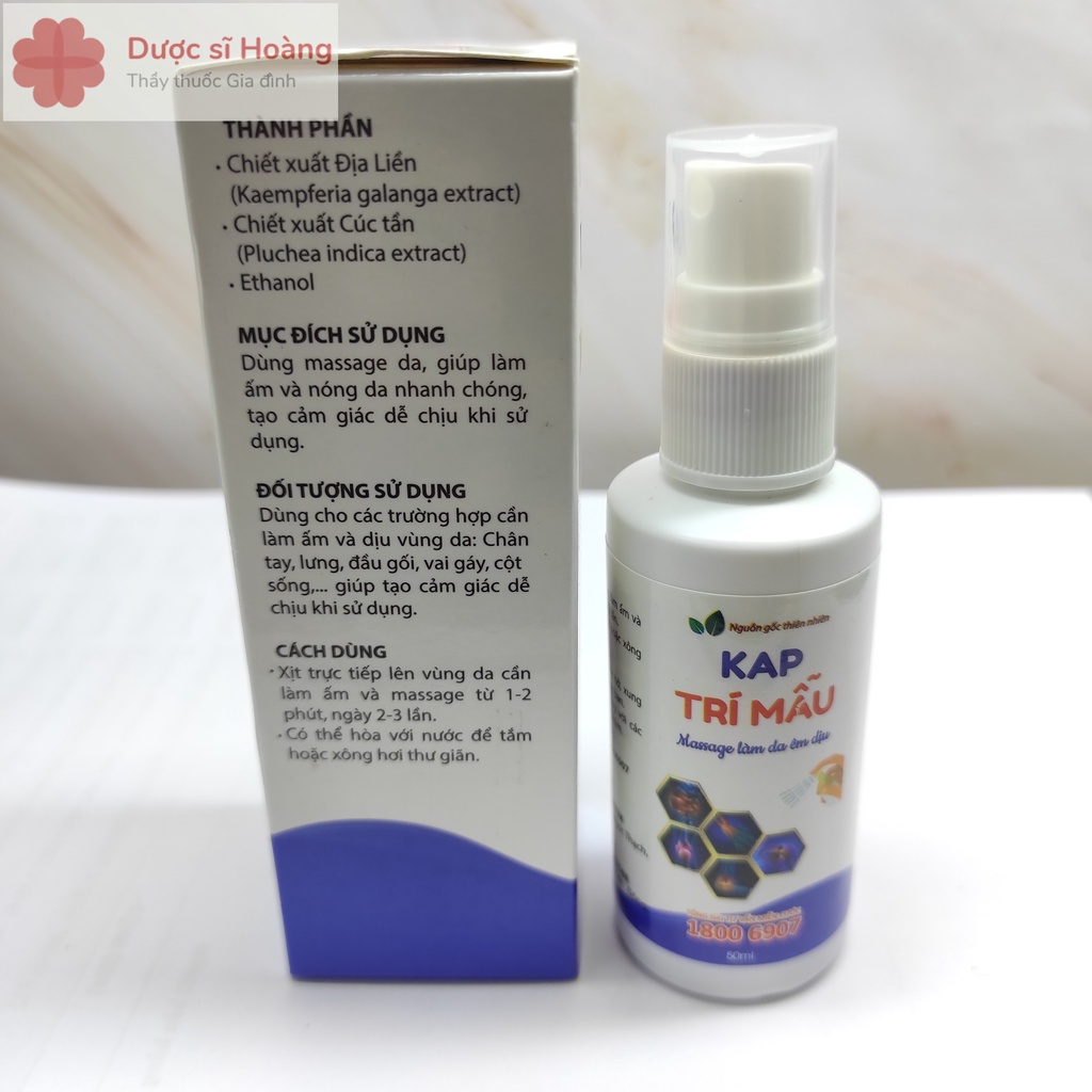 KAP Trí Mẫu - 50ml - Massage Làm Da Êm Dịu.