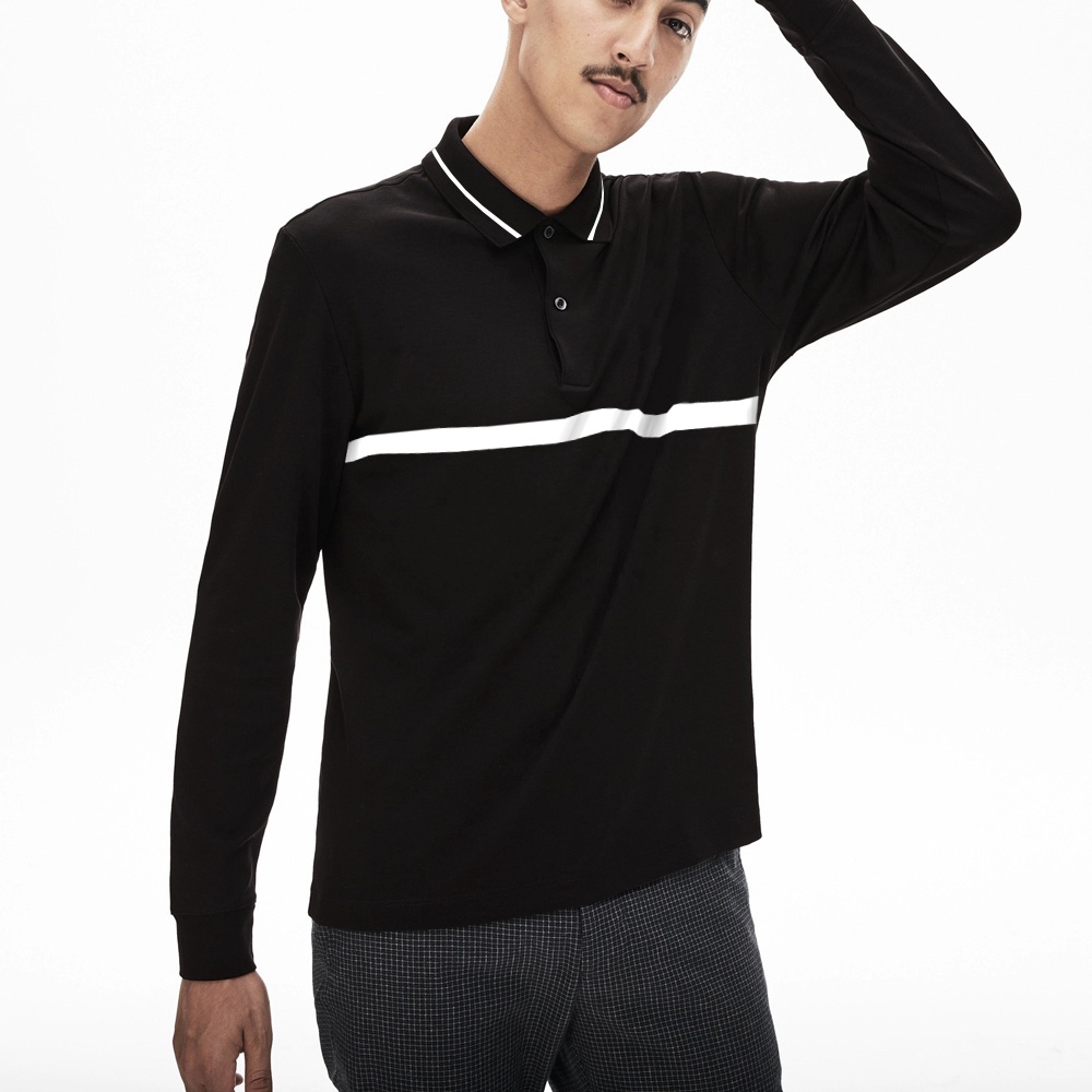 Áo dài tay polo nam cổ bẻ cao cấp, đủ màu, đủ size( từ 50-85kg)