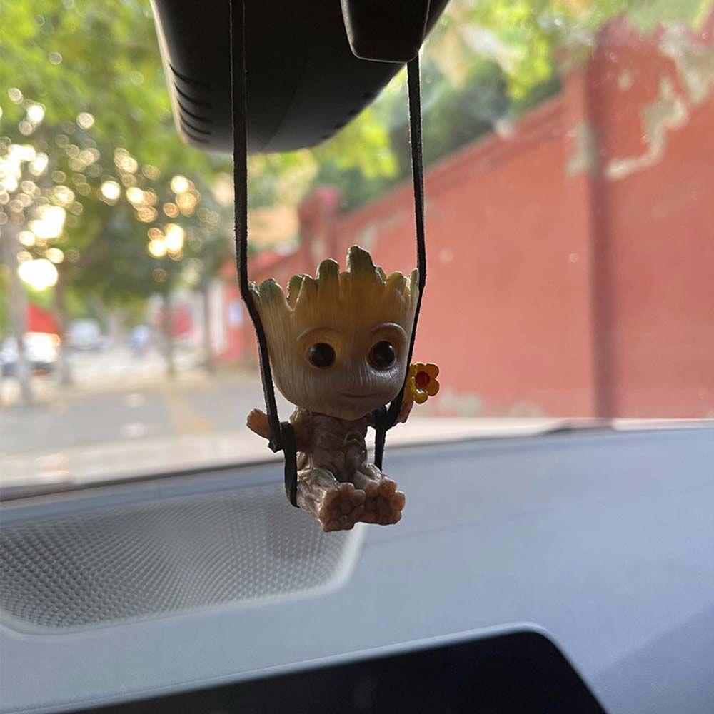 Mô Hình Nhân Vật Groot Trong Phim Avengers Dễ Thương Treo Trang Trí Xe Hơi