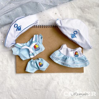 Outfit cho Doll 20cm - Set đồ Thủy thủ / tủ đồ Taobao