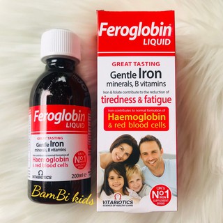 Siro Bổ Sung Sắt Feroglobin Liquid 200ml