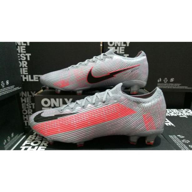 TẾT sale 12-12 Giày Bóng Đá Mercurial Vapor 13 Elite Xám FG 2021.