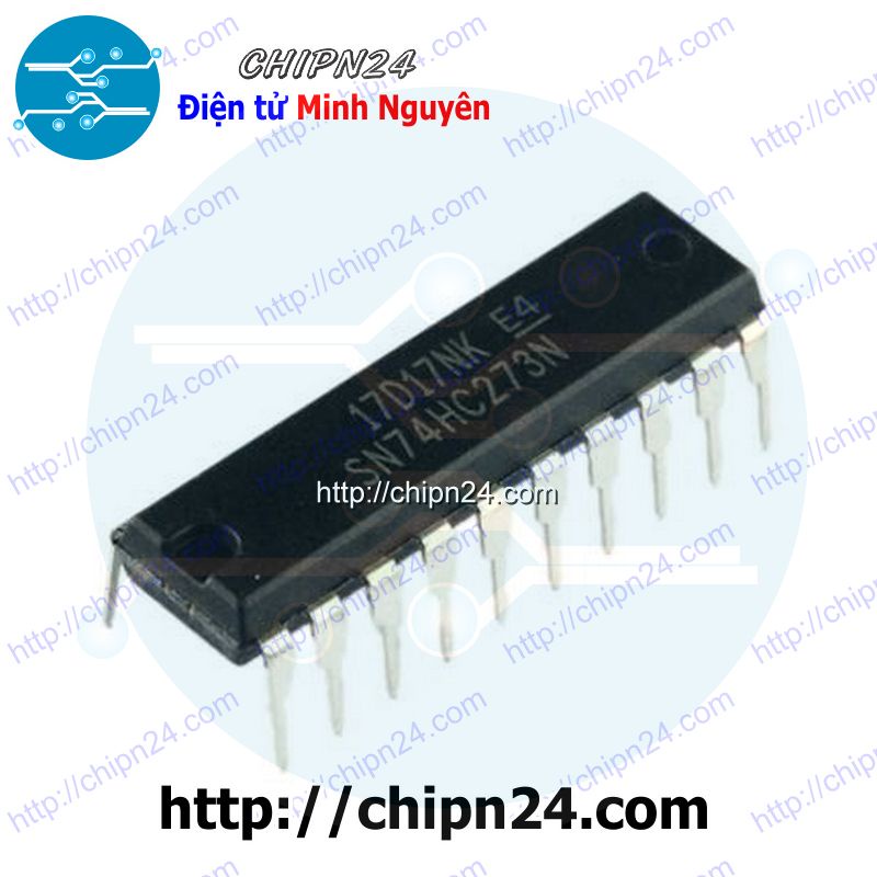 [2 CON] (DIP) IC 74HC273 DIP-20 (74HC273N SN74HC273N 74273)