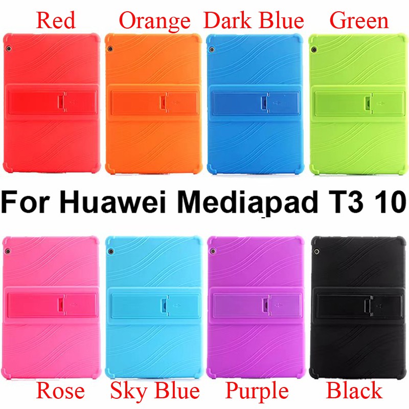 Ốp Máy Tính Bảng Silicon Có Giá Đỡ Cho Huawei Mediapad T3 10 Honor Pad2 9.6 "