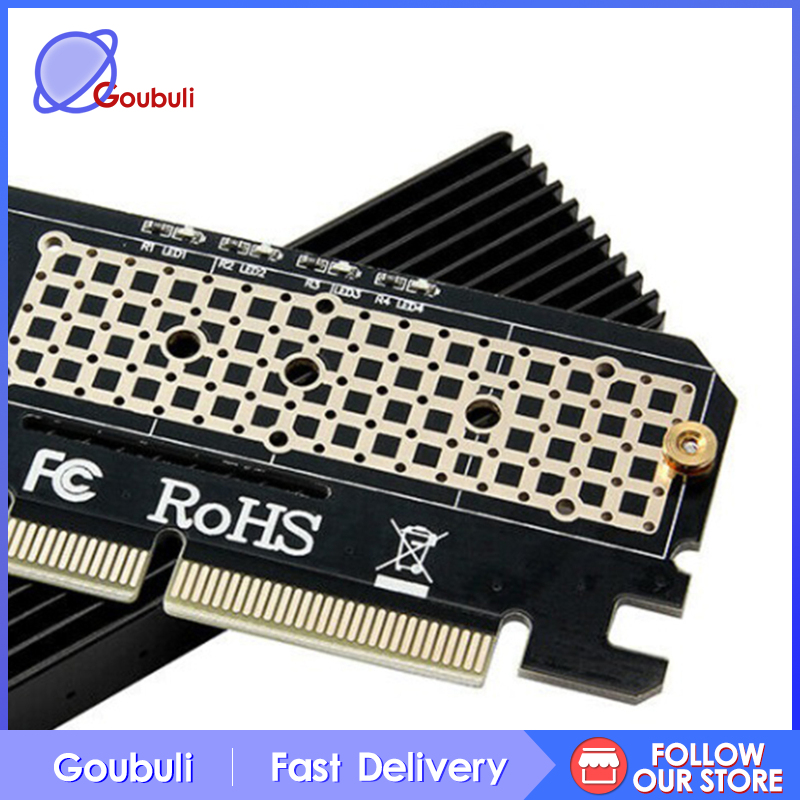 [Goubuli]PCIe NVMe M.2 NGFF SSD to PCI-E PCI express 3.0 x4 x8 x16 adapter For 2280