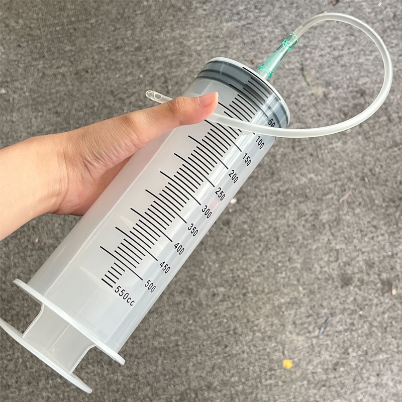 Xi lanh nhựa - Bơm cho ăn nhựa 100-500ml - Bơm tiêm nhựa dùng để bơm, trích dung dịch phục vụ cuộc sống