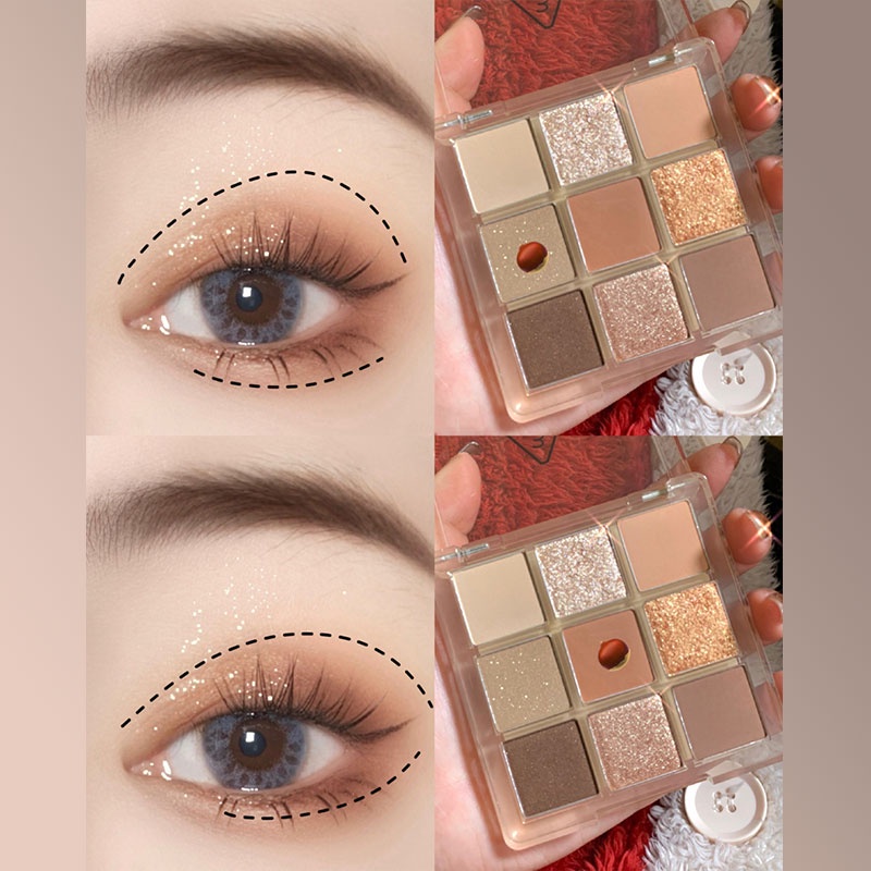 [Hàng mới về] Bảng phấn mắt COLOURPOP 9 màu sắc chống nước chống mồ hôi cao cấp | WebRaoVat - webraovat.net.vn