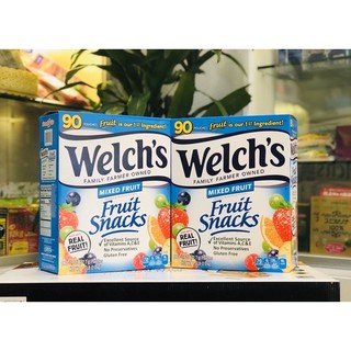 Hộp kẹo dẻo trái cây Welch's Fruit Snacks 90 gói 25.5gr