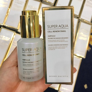 Tinh chất ốc sên Missha vợt sale sốc