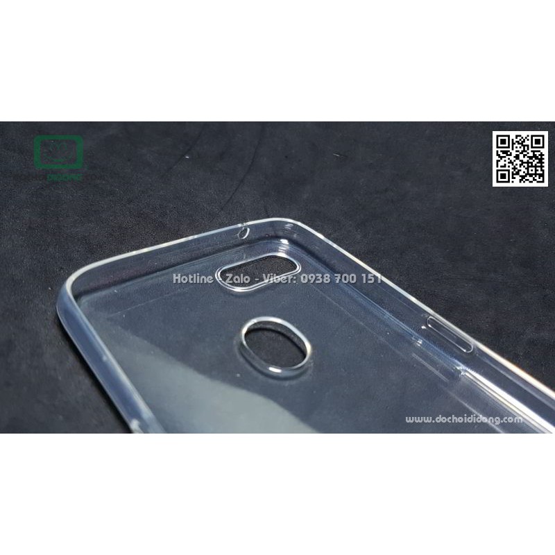 Ốp lưng Oppo F9 dẻo trong