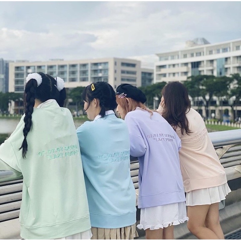 Áo Khoác Nỉ Cardigan Puppy Fotm Rộng Unisex