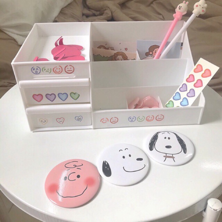 Kệ đựng mỹ phẩm nhiều ngăn, kệ mỹ phẩm phong cách hàn quốc hàng loại đẹp HQ