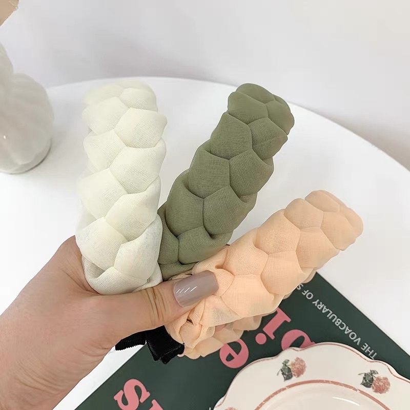 Băng đô cài tóc buờm tết tóc thời trang cho nữ phong cách Hàn Quốc nhiều màu BĐ10 Lux Accessories