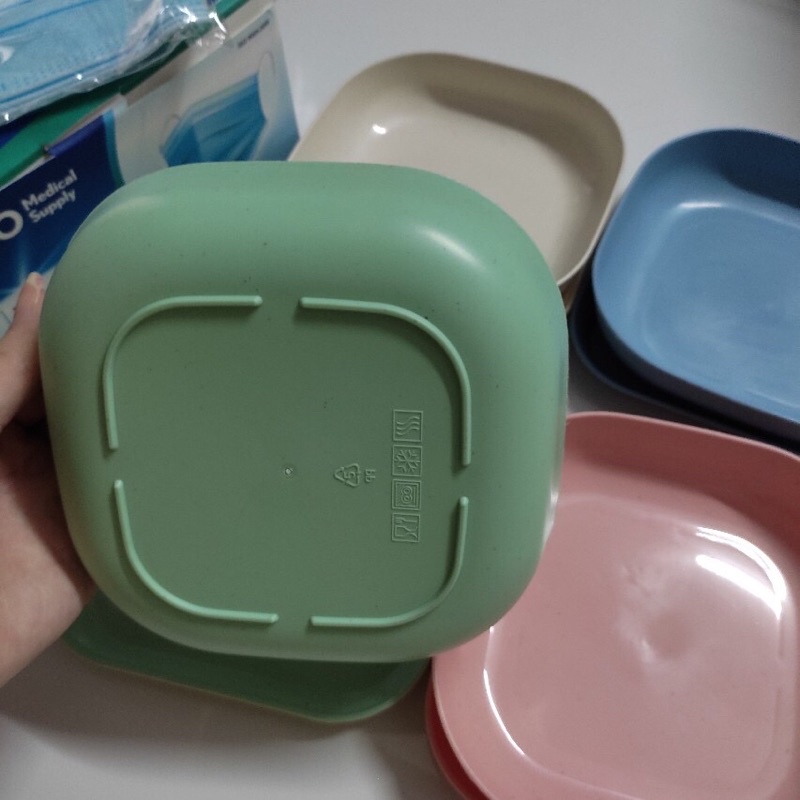 Set 8 đĩa lúa mạch đủ màu nhỏ gọn tiện lợi