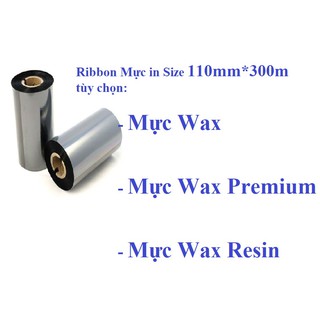 Ribbon mực in mã vạch 110mm*300m