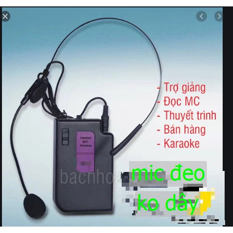 Máy trợ giảng SONY 208  898  m80   MIC ĐEO  không dây 2IN1 có eco 20W