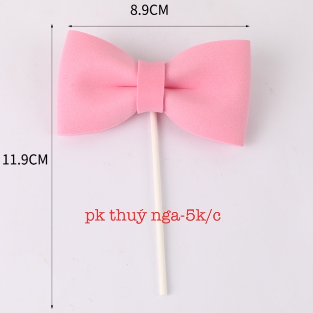 10 chiếc nơ xốp trang trí bánh