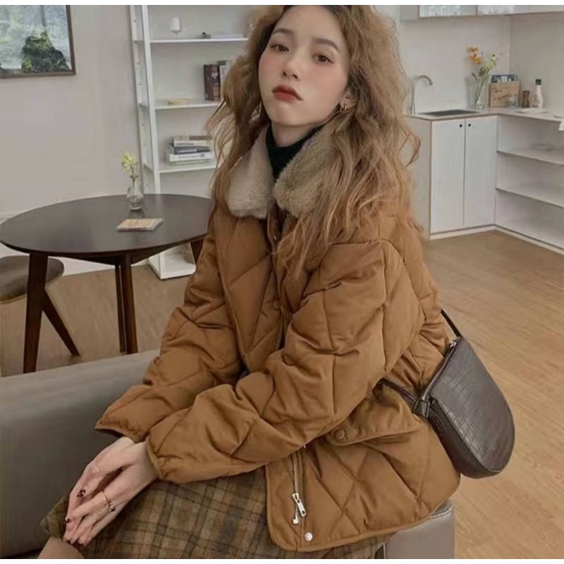 Áo khoác phối cổ lông hottrend