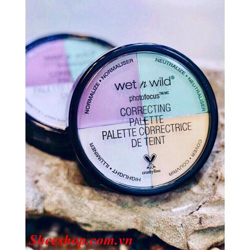 Kem che khuyết điểm Wet n Wild Photofocus Correcting Palette