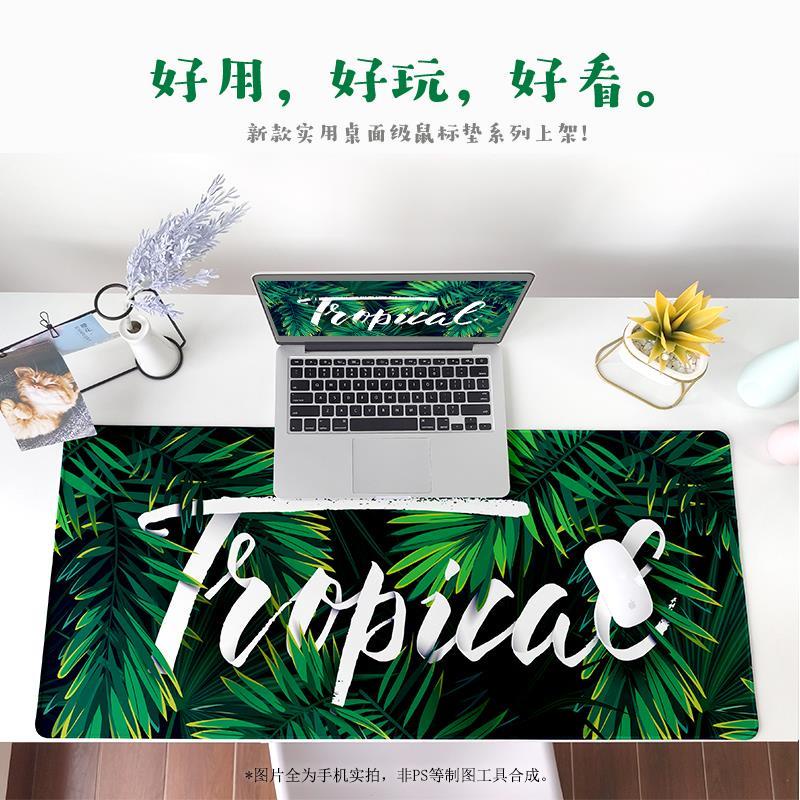 Tấm Lót Chuột Bàn Phím Máy Tính Chống Trượt In Hình Cây Xương Rồng