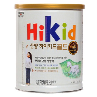 Sữa Hikid dê nhập khẩu Hàn Quốc hộp 700g date 2021