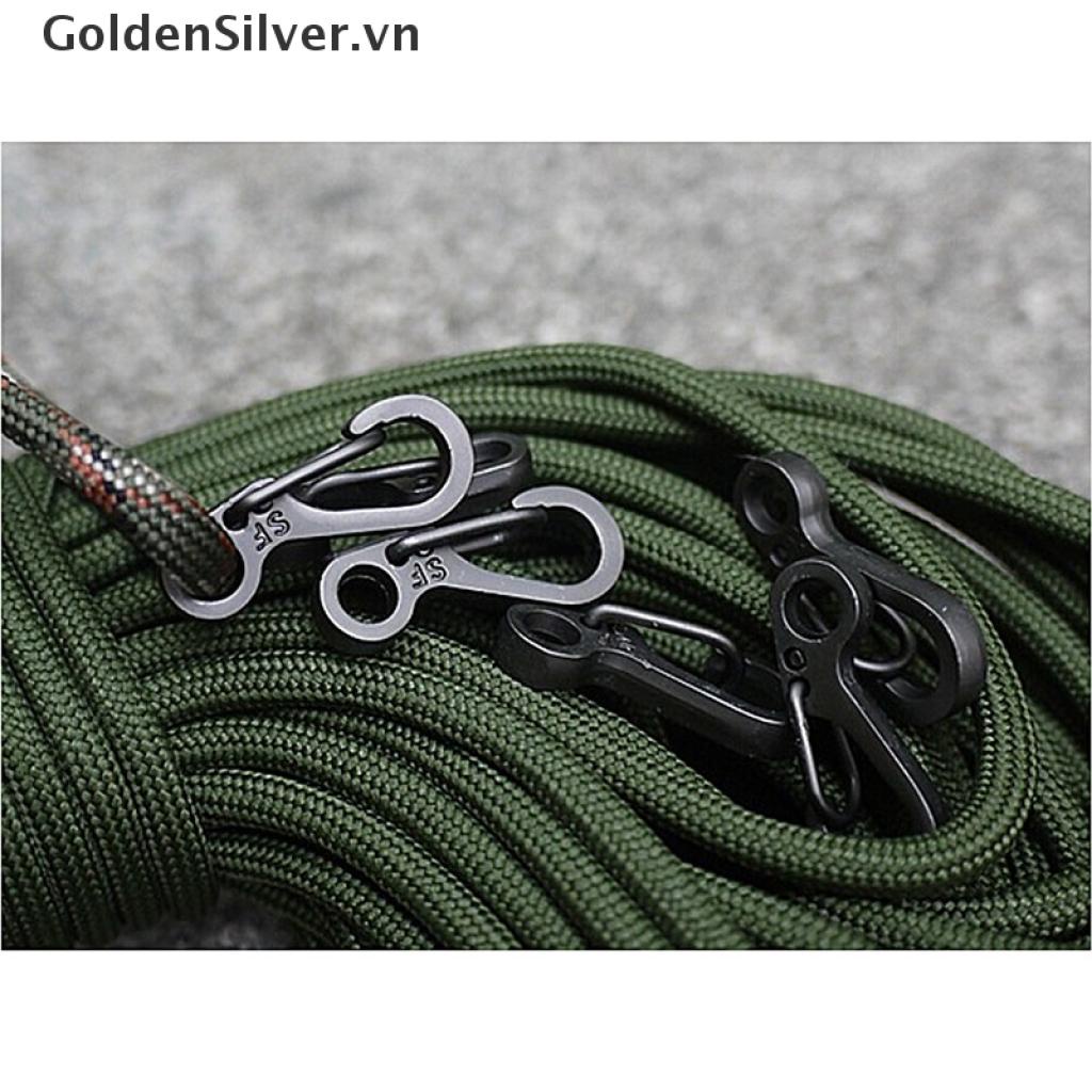 Set 5 móc khóa dây lò xo mini tiện dụng cho leo núi