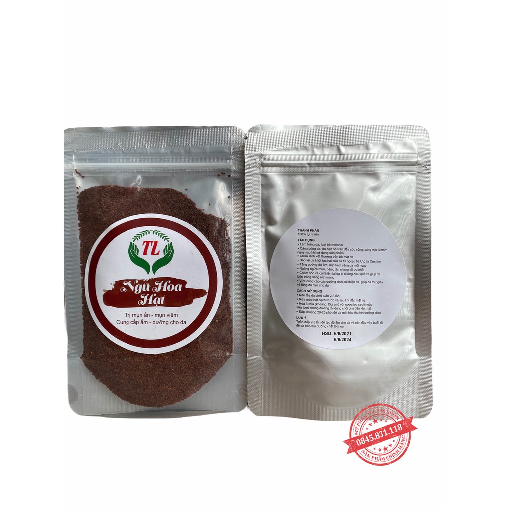 100g Bột đắp mặt nạ ngũ hoa hạt làm đẹp tại nhà CS109