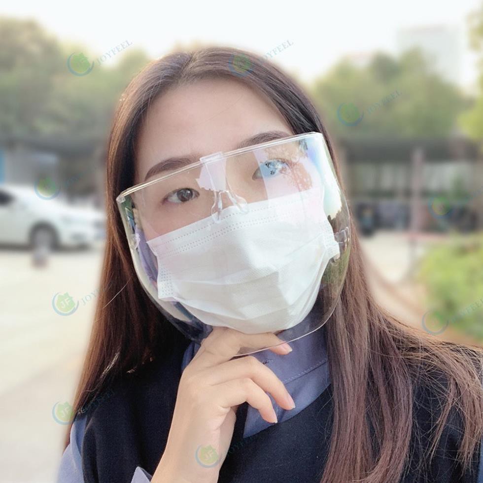 Kính bảo hộ trong suốt chống bụi, chống giọt bắn full mặt bảo vệ mắt