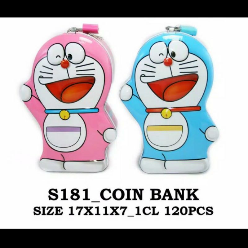 Hộp Đựng Tiền Tiết Kiệm Hình Doraemon Đáng Yêu