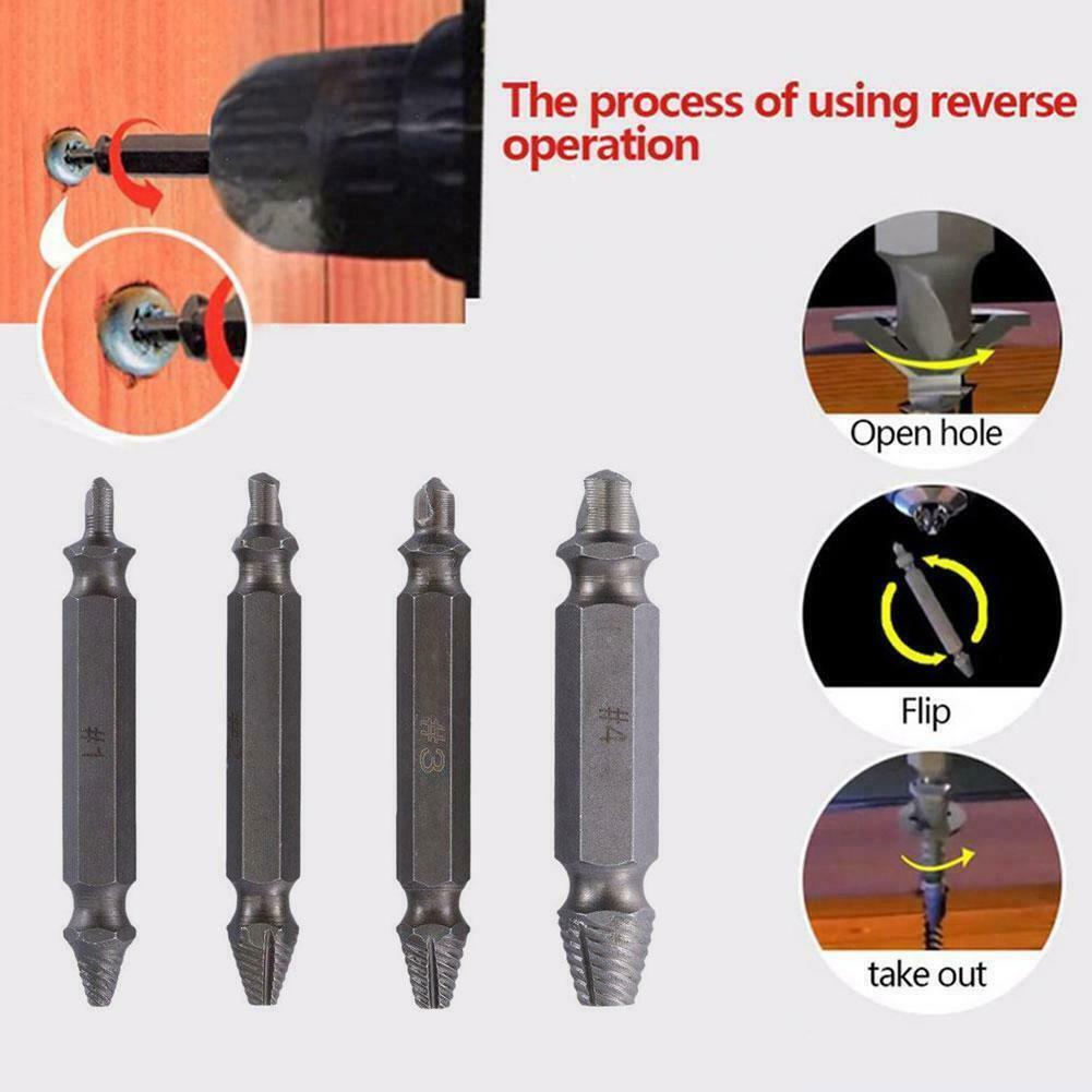 BITS Set 4 Mũi Khoan Lấy Ốc Vít Gãy