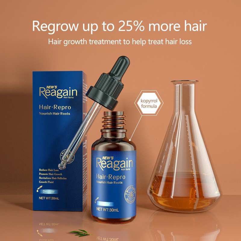 Tinh chất kích thích mọc tóc Reagain 5% Minoxidil phiên bản nâng cấp Kopyrrol  giúp tóc và chân mày mọc dày và khỏe hơn