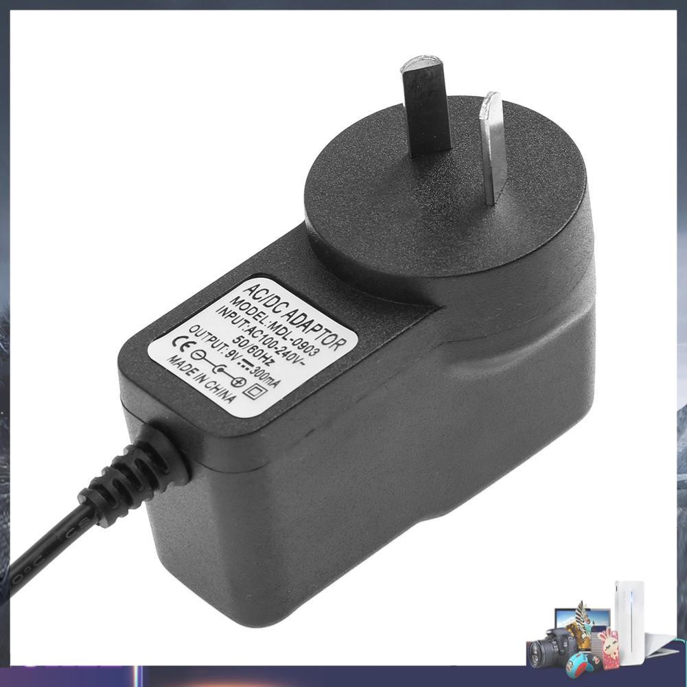 Bộ Chuyển Đổi Nguồn Điện 9v 300ma 100v-240v Ac Sang Dc 5.5x2.5-2.1mm