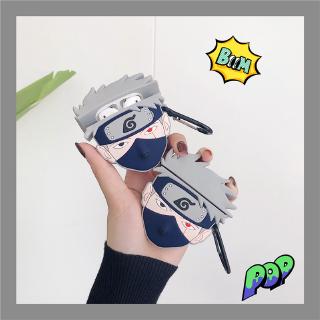 Case hình hoạt hình Naruto Kakashi dành cho hộp tai nghe Apple AirPods 1&2